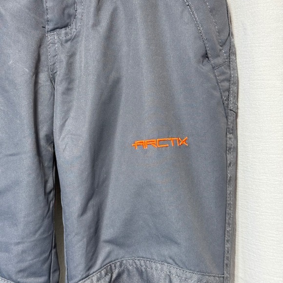 Arctix Youth Ski Snow Pants Black Orange Logo Size small - Picture 3 of 8